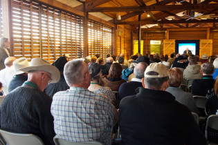The Josey Pavilion served as a welcoming backdrop for a number of informative presentations